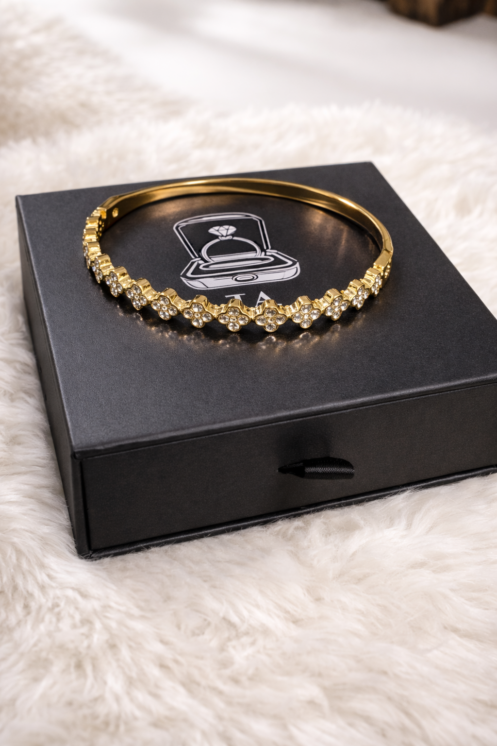 Golden Bloom bangle